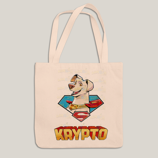 Sacola Ecobag Bolsa 38X40 Algodão- Superman Supercão Krypto
