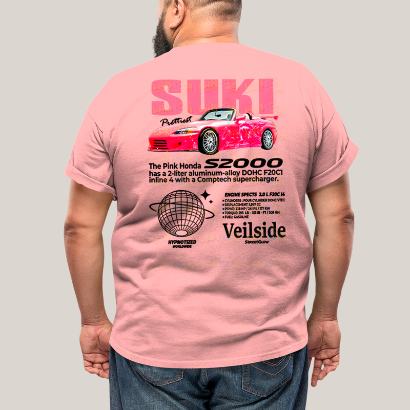 Camisa Algodão Unissex T shirt PLus Size Carros Suki & Bullet BFF ou casal FC