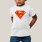 Camiseta Infantil Algodão Unissex T shirt Superman Logo Clássica 3