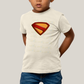 Camiseta Infantil Algodão Unissex Superman Legacy Logo 2
