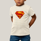 Camiseta Infantil Algodão Unissex T shirt Superman Logo Clássica