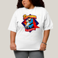 Camiseta Plus Size Algodão Unissex T shirt Superman & Krypto Supercão Abraço