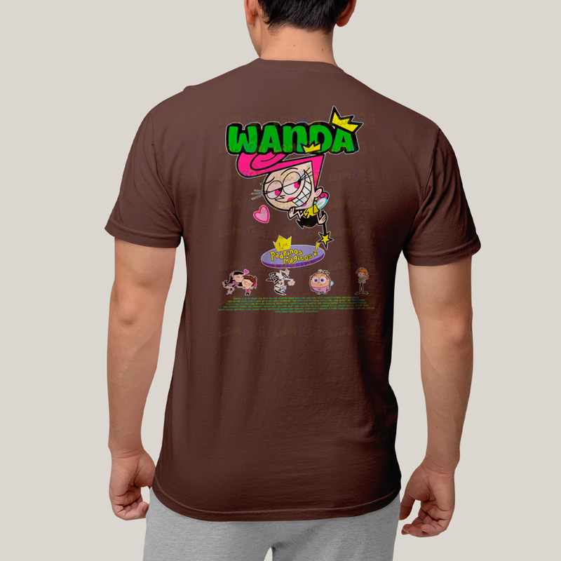 Camiseta Estampada Unissex Cosmo e Wanda BFF ou casal FC