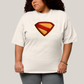 Camiseta Plus Size Algodão Unissex Superman Legacy Logo 2