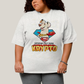 Camiseta Plus Size Algodão Unissex T shirt Superman Supercão Krypto
