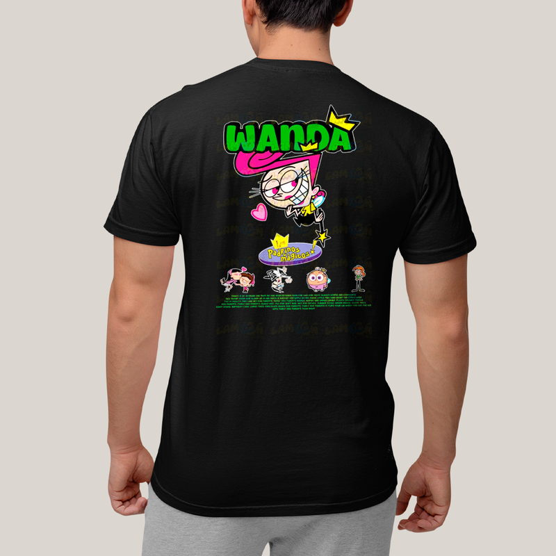 Camiseta Estampada Unissex Cosmo e Wanda BFF ou casal FC