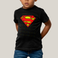 Camiseta Infantil Algodão Unissex T shirt Superman Logo Clássica 2
