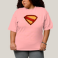 Camiseta Plus Size Algodão Unissex Superman Legacy Logo 2