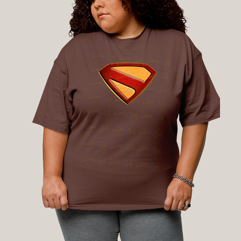 Camiseta Plus Size Algodão Unissex Superman Legacy Logo 2