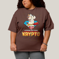 Camiseta Plus Size Algodão Unissex T shirt Superman Supercão Krypto