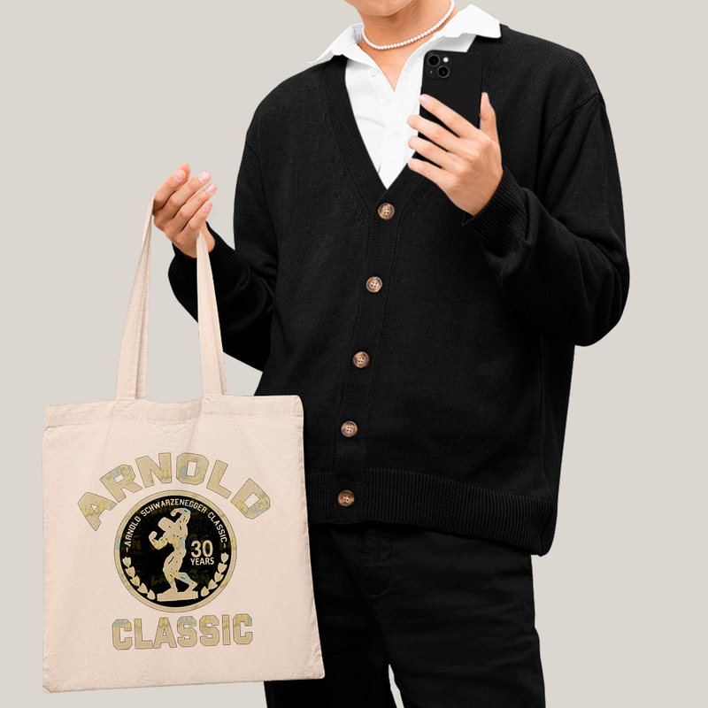 Sacola Ecobag Bolsa 38X40 Algodão- Arnold Schwarzenegger classic 30 years