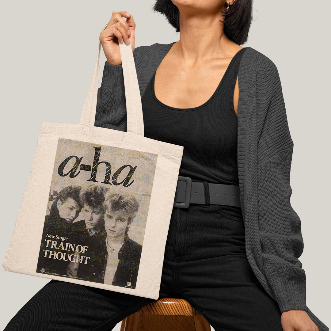 Sacola Ecobag Bolsa 38X40 Algodão - banda A Ha Rock