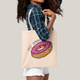 Sacola Ecobag Bolsa 38X40 Algodão - O Senhor dos Anéis Meu Precioso donuts rosquinha rosa my precious