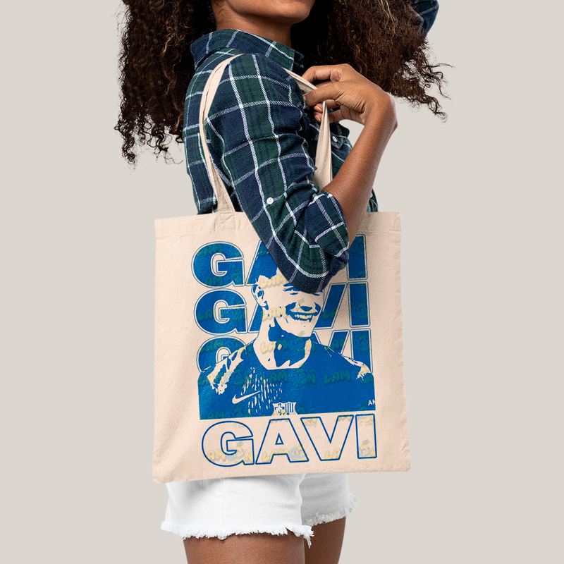 Sacola Ecobag Bolsa 38X40 Algodão- Gavi Barcelona