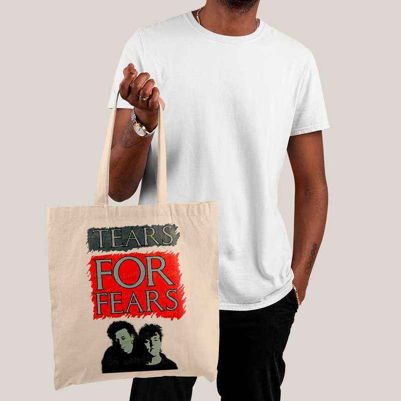 Sacola Ecobag Bolsa 38X40 Algodão Tears For Fears banda