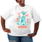 Camiseta Plus Size Algodão Taylor Swift Cat Showgirl