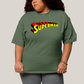 Camiseta Plus Size Algodão Unissex T shirt Superman Logo Clássica 1