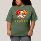 Camiseta Plus Size Algodão Unissex T shirt Superman & Krypto o Supercão