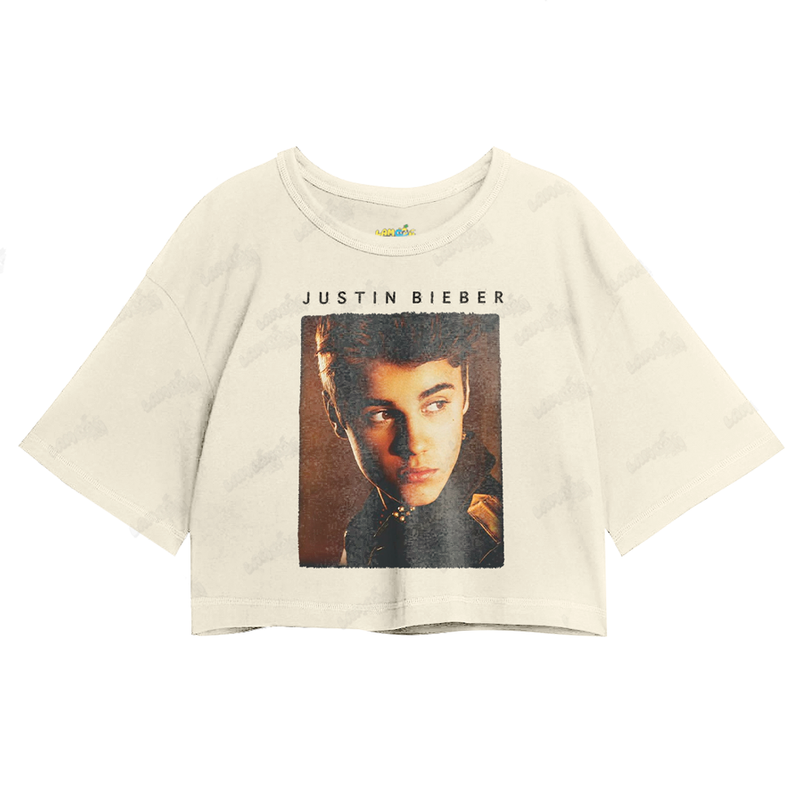 Cropped Oversized Algodão Justin Bieber Believe Tour 2013