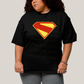 Camiseta Plus Size Algodão Unissex Superman Legacy Logo 3