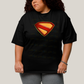 Camiseta Plus Size Algodão Unissex Superman Legacy Logo 2