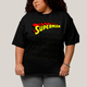 Camiseta Plus Size Algodão Unissex T shirt Superman Logo Clássica 1
