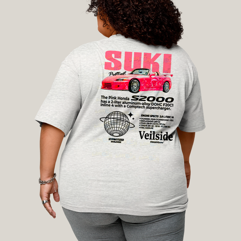 Camisa Algodão Unissex T shirt PLus Size Carros Suki & Bullet BFF ou casal FC