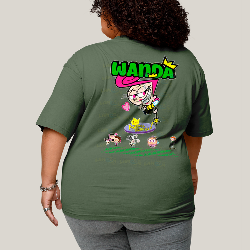 Camisa Algodão Unissex T shirt PLus Size Cosmo & Wanda BFF ou casal FC