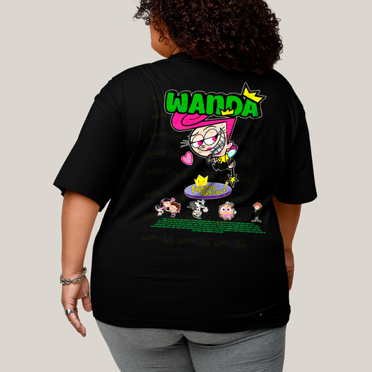 Camisa Algodão Unissex T shirt PLus Size Cosmo & Wanda BFF ou casal FC