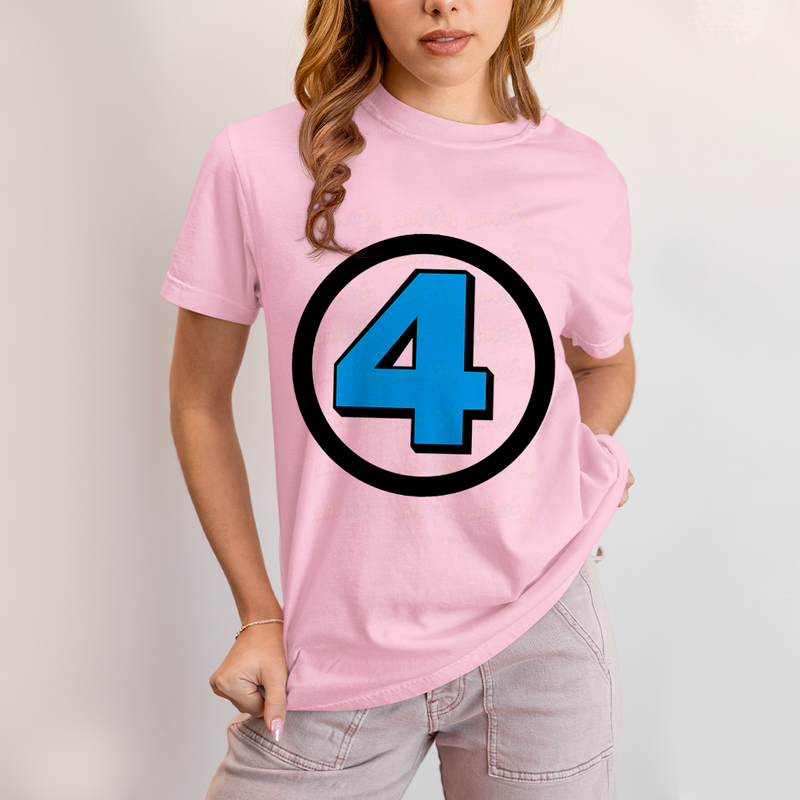 Camiseta Algodão Unissex T shirt Fantastic Four FC quarteto Fantástico Marvel