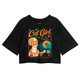Cropped Oversized Algodão Taylor Swift Cat Girl 12