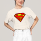 Camiseta Algodão Unissex T shirt Superman Logo Clássica 2