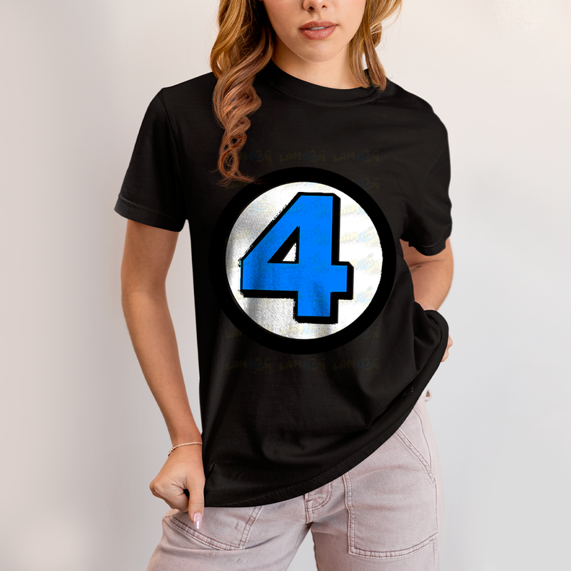 Camiseta Algodão Unissex T shirt Fantastic Four FC quarteto Fantástico Marvel