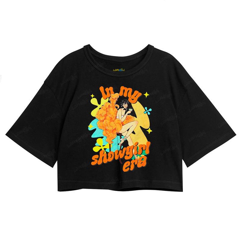 Cropped Oversized Algodão Taylor Swift Showgirl Era