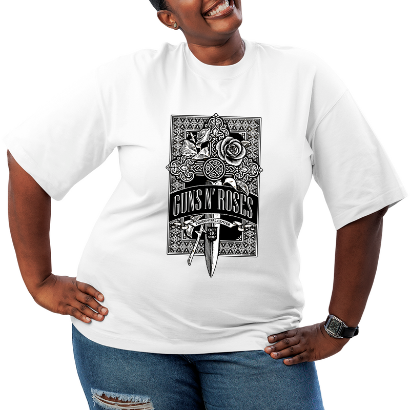 Camiseta Plus Size Roses Banda 2017