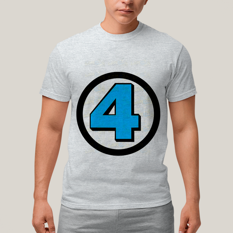 Camiseta Algodão Unissex T shirt Fantastic Four FC quarteto Fantástico Marvel