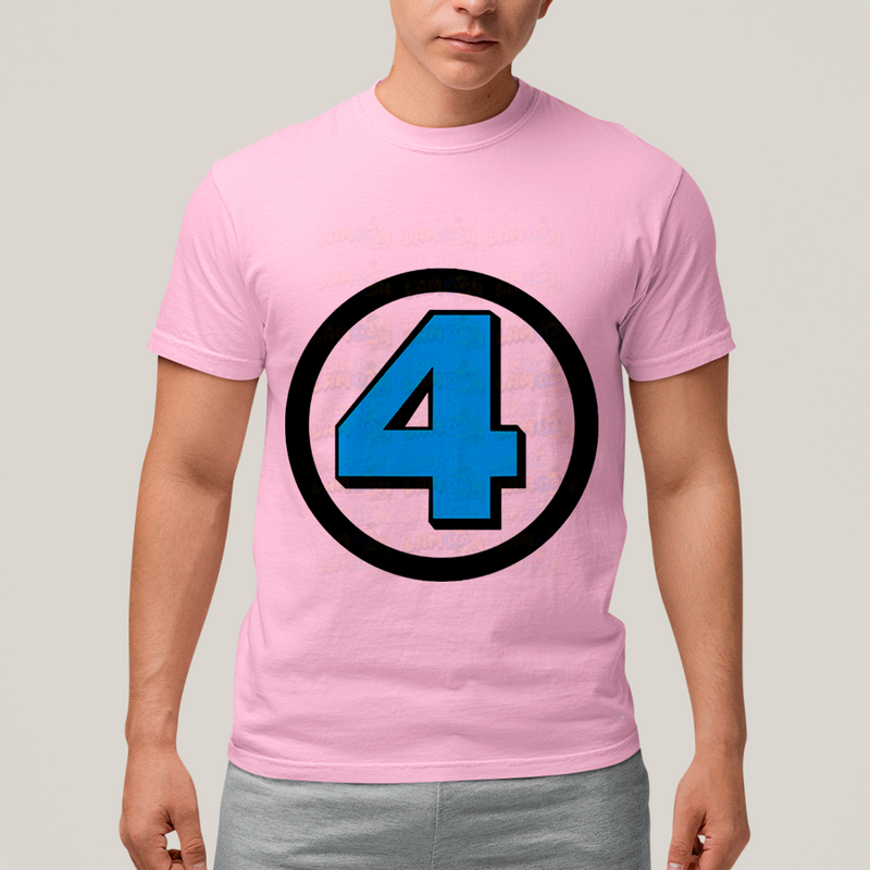 Camiseta Algodão Unissex T shirt Fantastic Four FC quarteto Fantástico Marvel