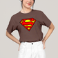 Camiseta Algodão Unissex T shirt Superman Logo Clássica 2