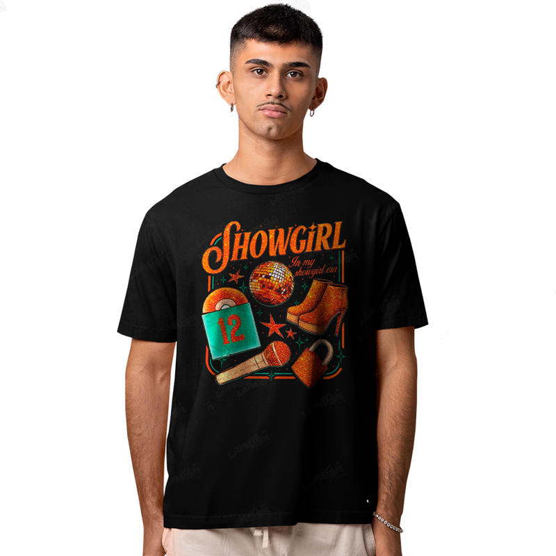 Camiseta Algodão Taylor Swift Showgirl 12