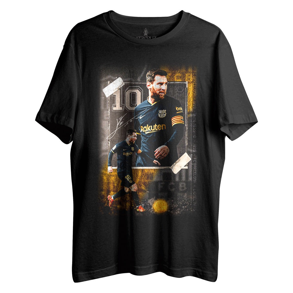 Camiseta Algodão Unissex T shirt Lionel Messi Barcelona