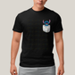 Camiseta Algodão Unissex T shirt Lilo & Stitch Bolso F/C