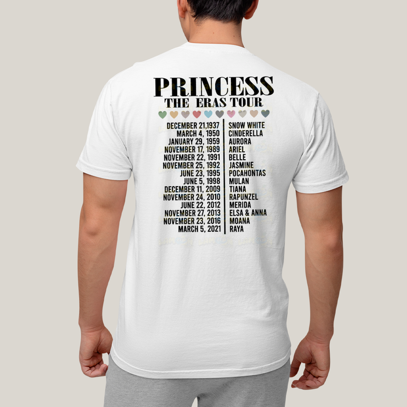 Camiseta Algodão Unissex T shirt Lilo & Stitch Princess The Eras Tour