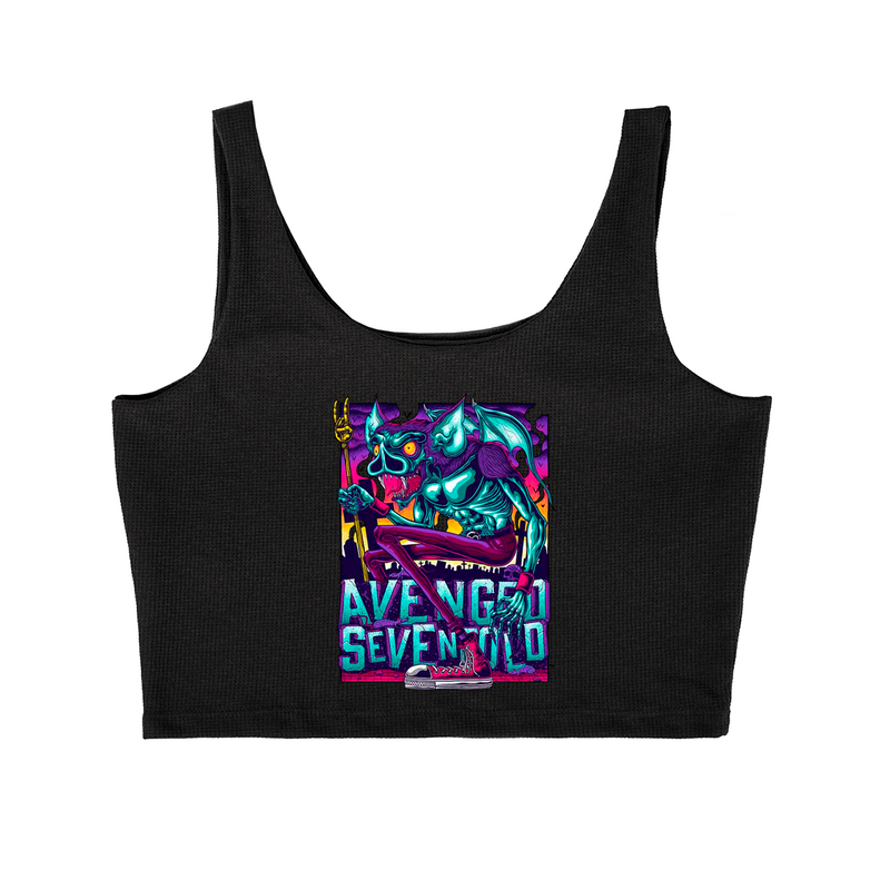 Cropped Cavado Avenged Seven Fold Morcego