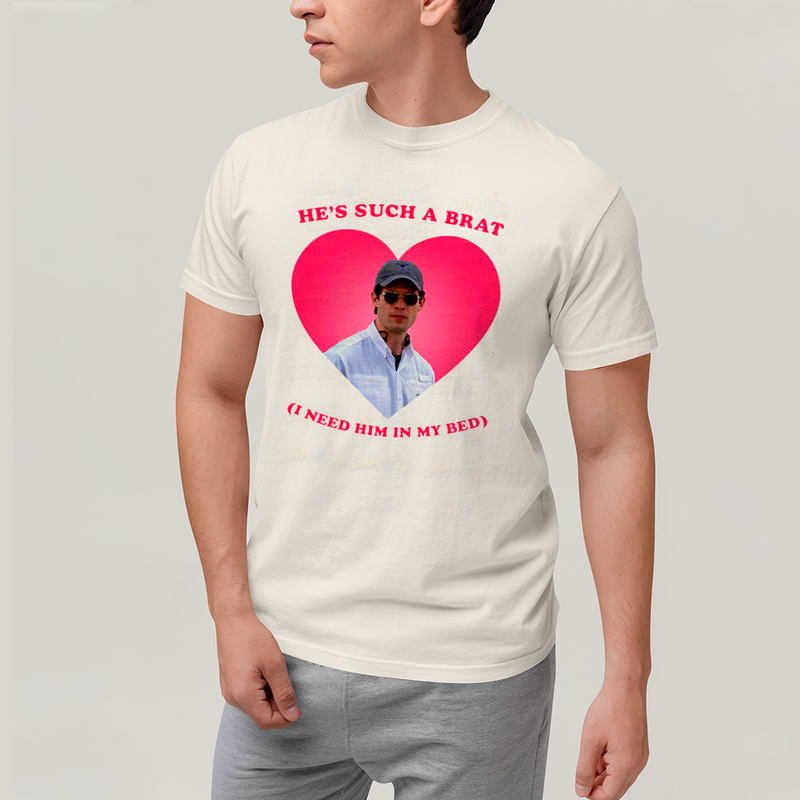 Camiseta Algodão Unissex David Corenswet He´s Such a Brat