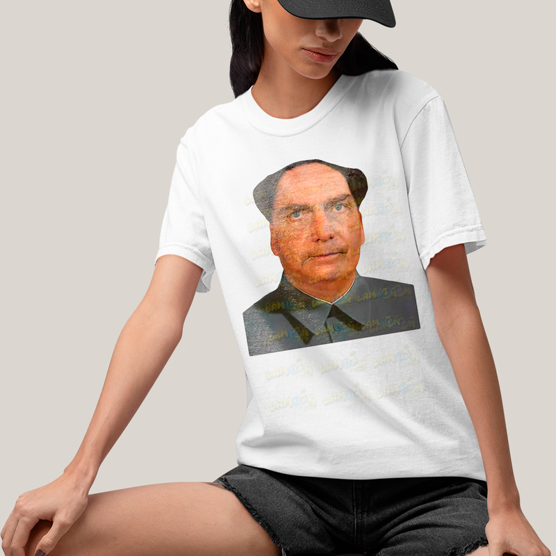 Camiseta Algodão Unissex T shirt -  jair Messias Bolsonaro Dong Meme presidente do brasil
