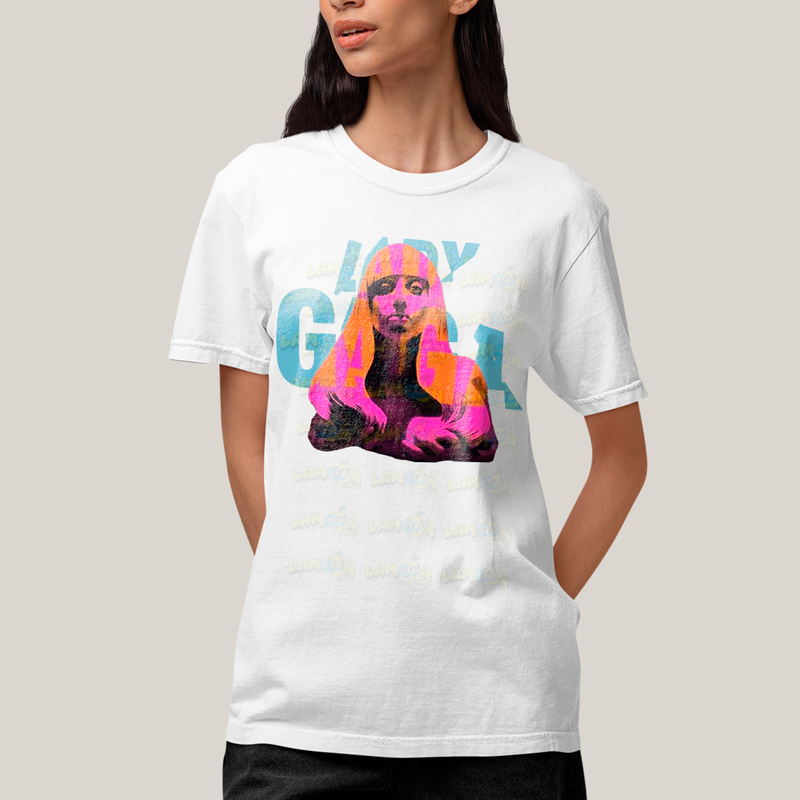 Camiseta Algodão Unissex Tshirt Lady Gaga 3