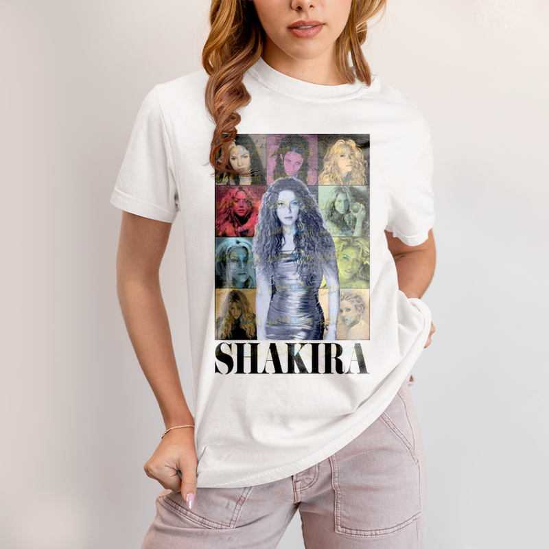 Camiseta Algodão Unissex Shakira The Eras Tour