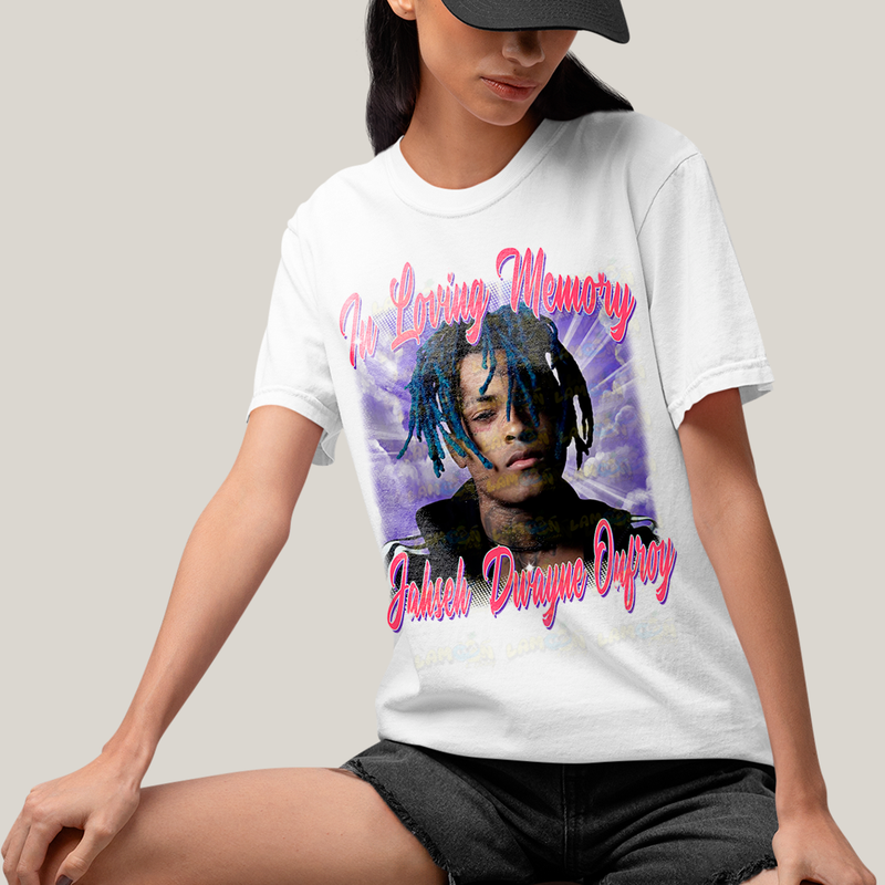 Camiseta Algodão Unissex T shirt - XXXTentacion rapper Loving Memory Jahseh Dwayne Onfroy
