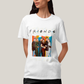 Camiseta Algodão Unissex T shirt - Friends Série colorido