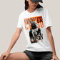 Camiseta Algodão Unissex T shirt - Cantora Liniker Caju Retrô take your time to relax